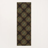Black & Gold Celtic Knots Diamond Pattern Yogamat (Achterkant)