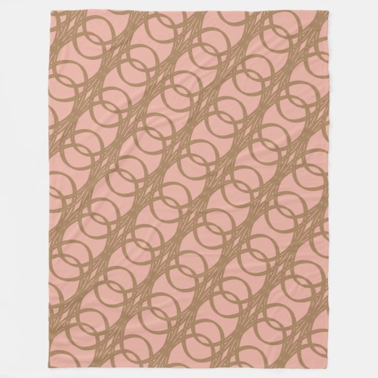 black-gold chain blanket fleece deken (Voorkant)