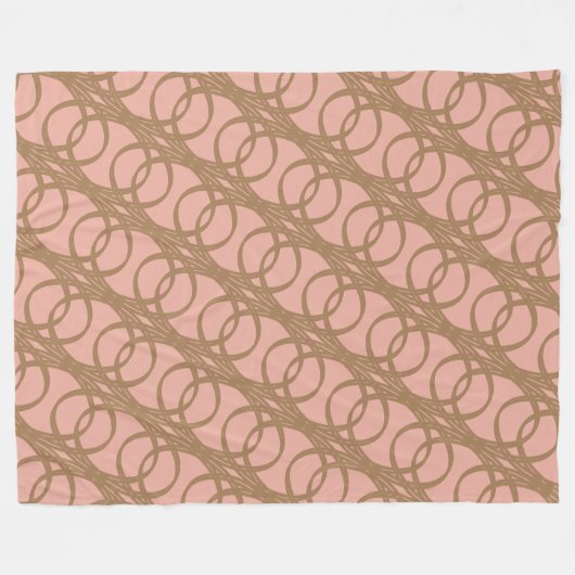 black-gold chain blanket fleece deken (Voorkant (Horizontaal))