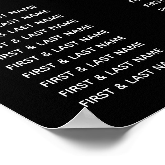 Black Gold Chandelier Wedding Seating Chart Poster (Hoek)