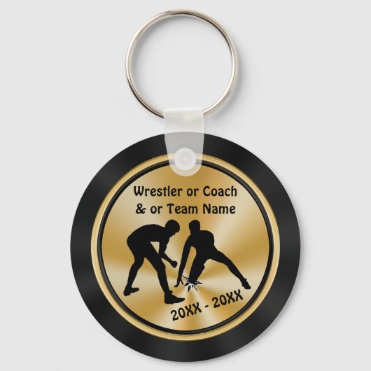 Black Gold Cheap Wrestling Party Favors, Sleutelha Sleutelhanger (Voorkant)
