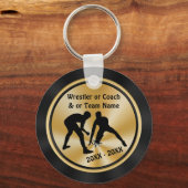 Black Gold Cheap Wrestling Party Favors, Sleutelha Sleutelhanger (Voorkant)