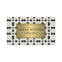 Black & Gold Chevron Pattern