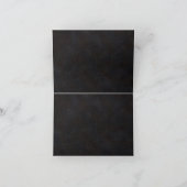 Black Gold Chicken Meal Choice Naam Kaart (Binnen)