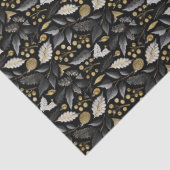 Black Gold Christmas Pattern#18 ID1009 Tissuepapier (Detail)