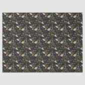 Black Gold Christmas Pattern#18 ID1009 Tissuepapier (Voorkant)