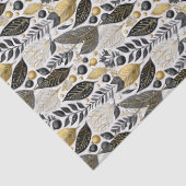 Black Gold Christmas Pattern#21 ID1009 Tissuepapier (Detail)