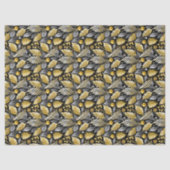 Black Gold Christmas Pattern#22 ID1009 Tissuepapier (Voorkant)