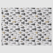 Black Gold Christmas Pattern#26 ID1009 Tissuepapier (Voorkant)