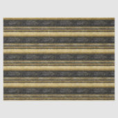 Black Gold Christmas Pattern#28 ID1009 Tissuepapier (Voorkant)