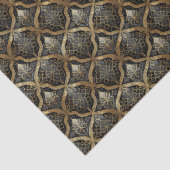 Black Gold Christmas Pattern#31 ID1009 Tissuepapier (Detail)