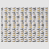 Black Gold Christmas Pattern#9 ID1009 Tissuepapier (Voorkant)