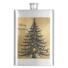 Black Gold Christmas Tree Flacon