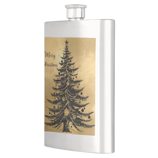 Black Gold Christmas Tree Flacon (Links)