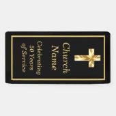 Black Gold Church 50e Jubileum Spandoek (Horizontaal)