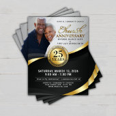 Black & Gold Church Anniversary Flyer
