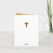 Black Gold Church Appreciation Jubileum Event Kaart (Achterkant)