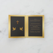 Black Gold Church Appreciation Jubileum Event Kaart (Binnen)