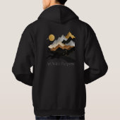 Black & Gold Collectie Hoodie (Achterkant)
