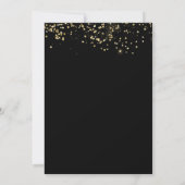 Black Gold Confetti Surprise 50 and fabulous Kaart (Achterkant)