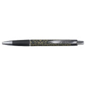 Black Gold Custom Name Dark Academia Pen (Achterkant)