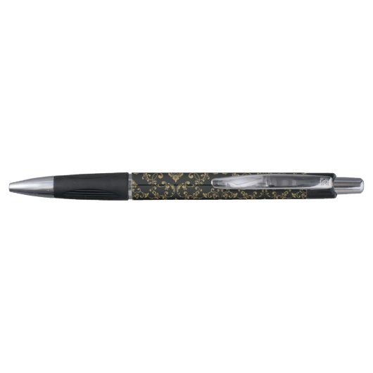 Black Gold Custom Name Dark Academia Pen (Achterkant)