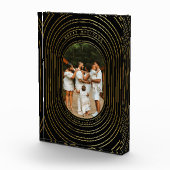 Black Gold Custom Photo Family - kerstblok Fotoblokken (Rechts)