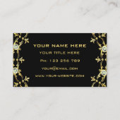 Black Gold Diamonds Visitekaartje Ontwerp je eigen (Achterkant)