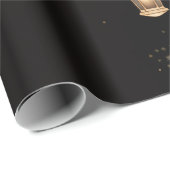 Black/Gold Eid Wrapping Paper Cadeaupapier (Rol Hoek)