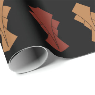 Black Gold en Rust Fantail Cadeaupapier