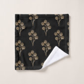 BLACK GOLD EUCALYPTUS SEED BATHROOM TOWEL SET BAD HANDDOEK (Wasdoekje)