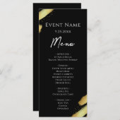 Black Gold Event Menu (Voorkant / Achterkant)