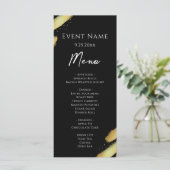 Black Gold Event Menu (Staand voorkant)