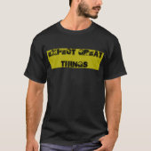 Black Gold EXPECT GREAT THINGS Man T-Shirt (Voorkant)