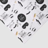 Black Gold Eyelashes Glam Birthday Tissuepapier (Detail)