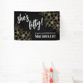 Black Gold Fifty 50ste verjaardag Spandoek (Insitu)