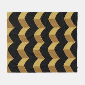Black Gold Fleece Deken (Voorkant (Horizontaal))