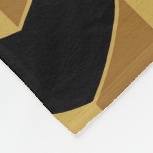 Black Gold Fleece Deken (Hoek)