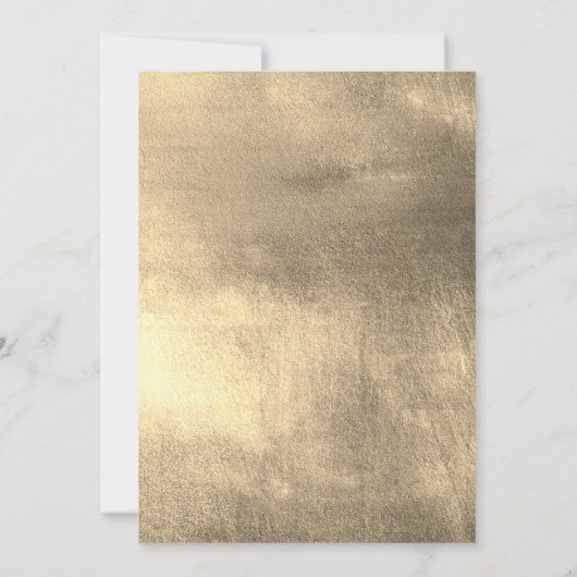 Black Gold foil Veterinary Medicinal Afstuderen Kaart (Achterkant)