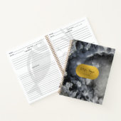 Black Gold Foil Zee Crystals Signature Recipe Notitieboek (Binnen)