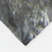 Black Gold Foil Zee Crystals Signature Script Fleece Deken (Hoek)