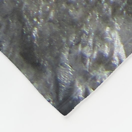 Black Gold Foil Zee Crystals Signature Script Fleece Deken (Hoek)