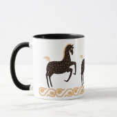 Black Gold Folk Art Spotted Horse Mok (Links)