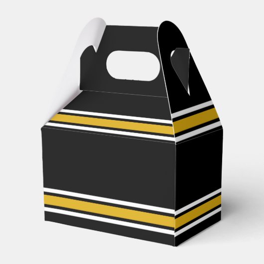 Black Gold Football Jersey Bedankdoosjes (Achterkant)