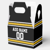 Black Gold Football Jersey Bedankdoosjes (Geopend)