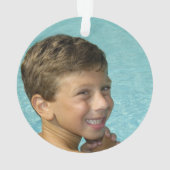 Black Gold Football Jersey Ornament (achterkant)