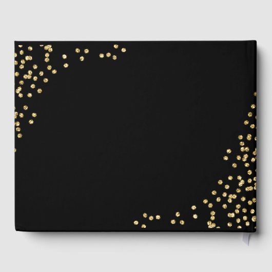 Black Gold Funeral condolence | Foto Memorial Gastenboek (Achterkant)