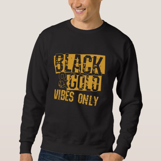 Black Gold Game Day Group-Shirt voor High School f Trui (Voorkant)