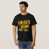 Black Gold Game Day Group voor High School Footbal T-shirt (Voorkant volledig)