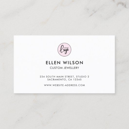 Black & Gold Geode Marble Business Hartelijk dank Visitekaartje (Achterkant)